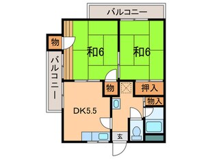 カサブランカの物件間取画像